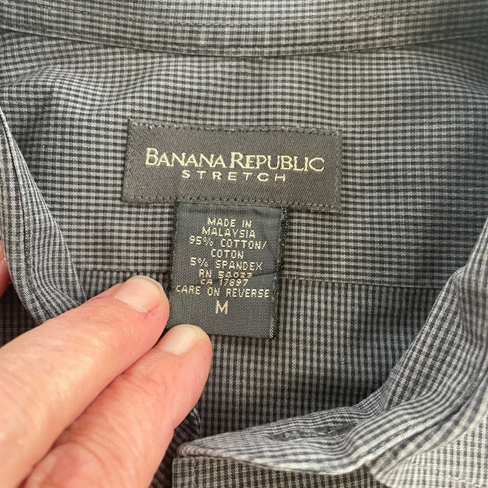 Banana Republic Gray Dress Shirt